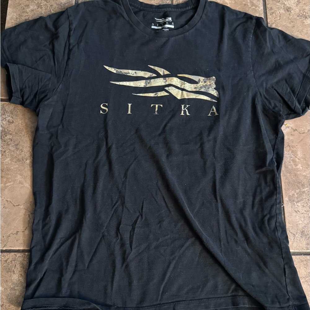 Sitka Men's Black Short Sleeve Tee